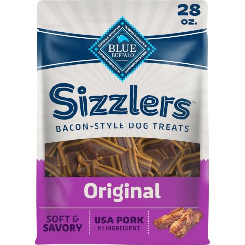 Blue Buffalo Sizzlers Original Flavor Bacon-Style...