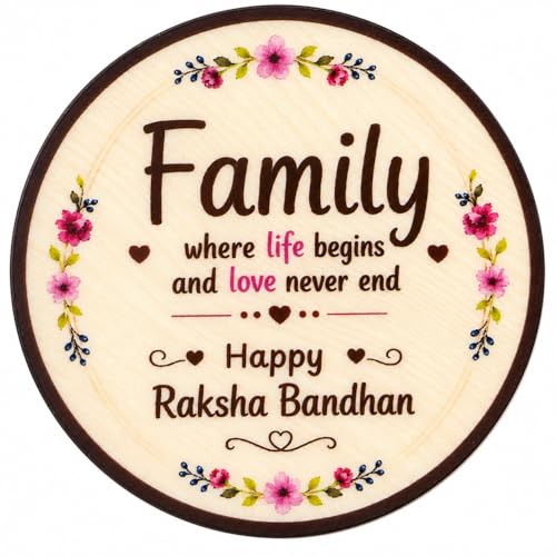 Image of Riddhika Ventures Glorious Gold Plated Religious Diamond Ring Rakhi || Traditional Rakhi Set of 2 & Festive Gift || Rakhi Gift Combo for Bhaiya Bhabhi