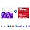 Microsoft 365 Family | 12 Months | Up to 6 people | AI Office Apps + up to 6 TB cloud storage | McAfee Total Protection | Activation Required