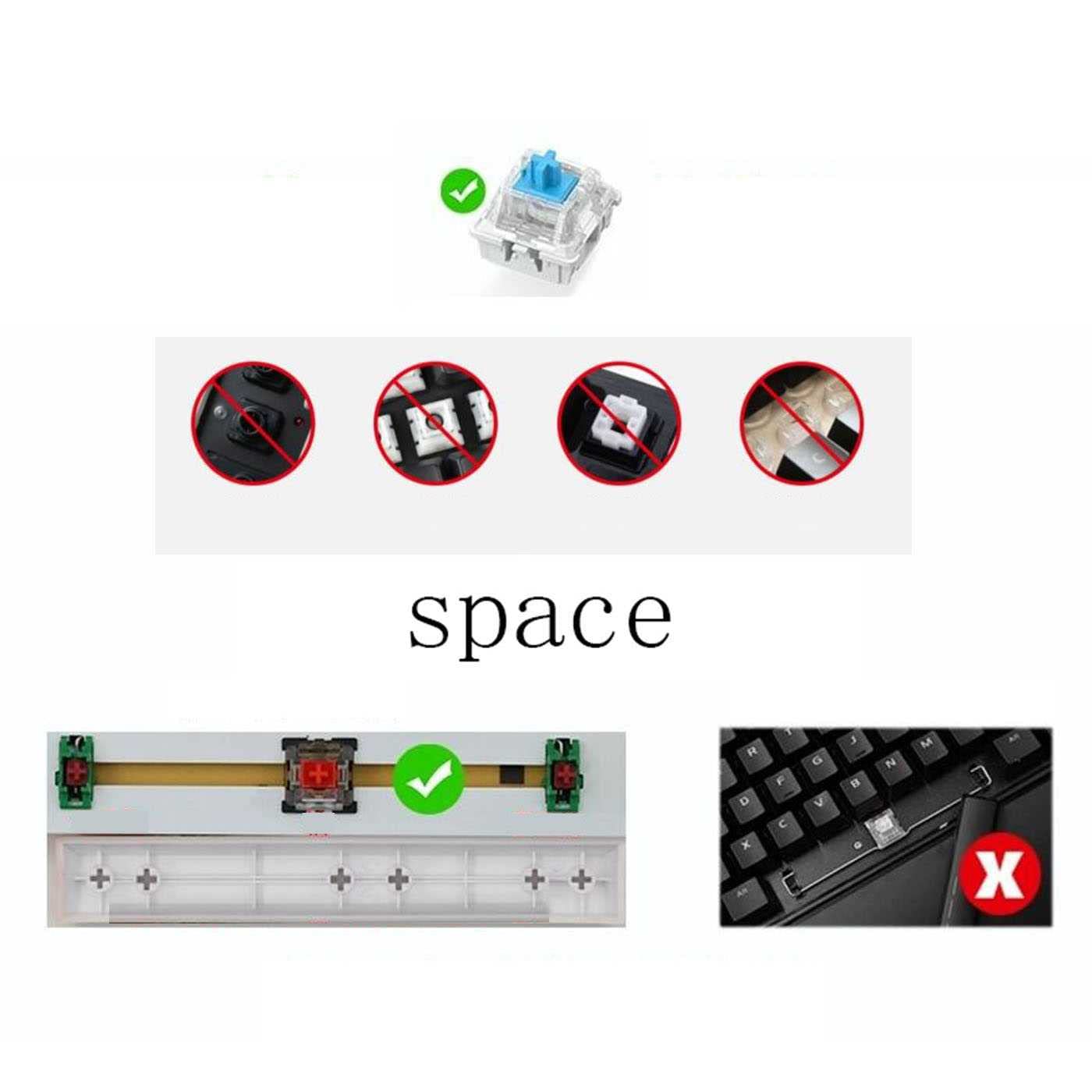 Amazon.com: XYZLEO 108 Kamisato Ayaka Keycaps Set, Genshin Impact