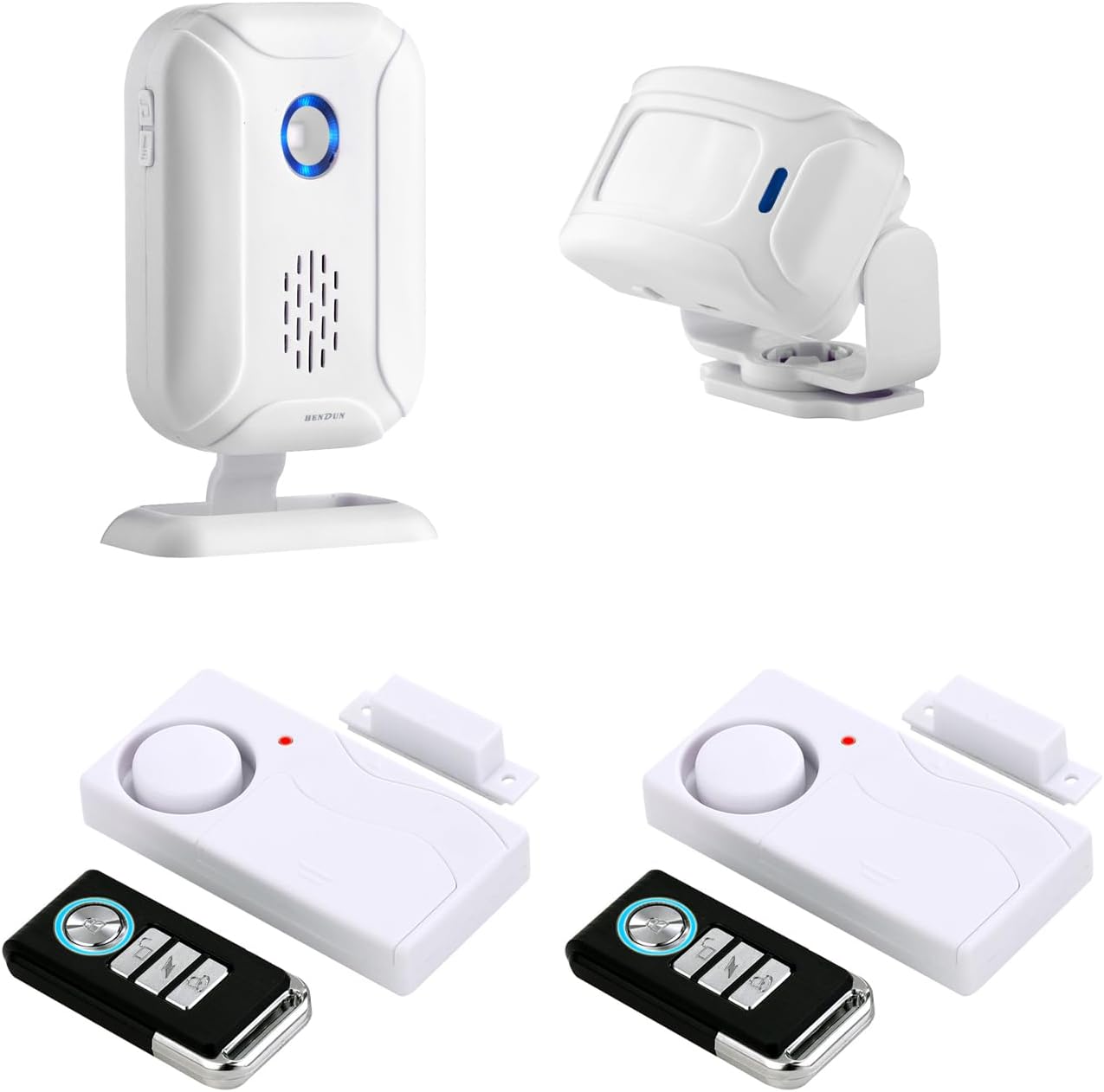 Door Magnetic Detection Alarm and Motion Detection Alarm Bundle