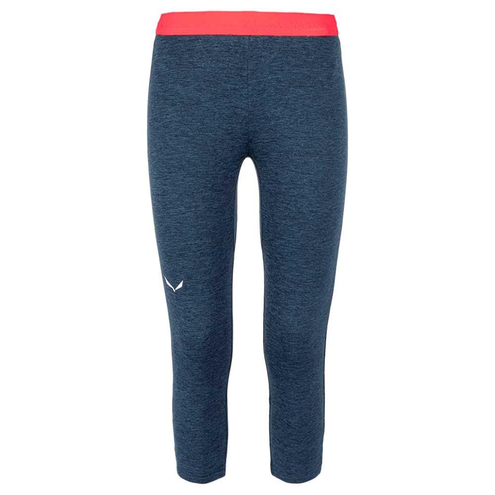 Salewa Damen BOE Merino 3/4 Tights, Navy Blazer, 36