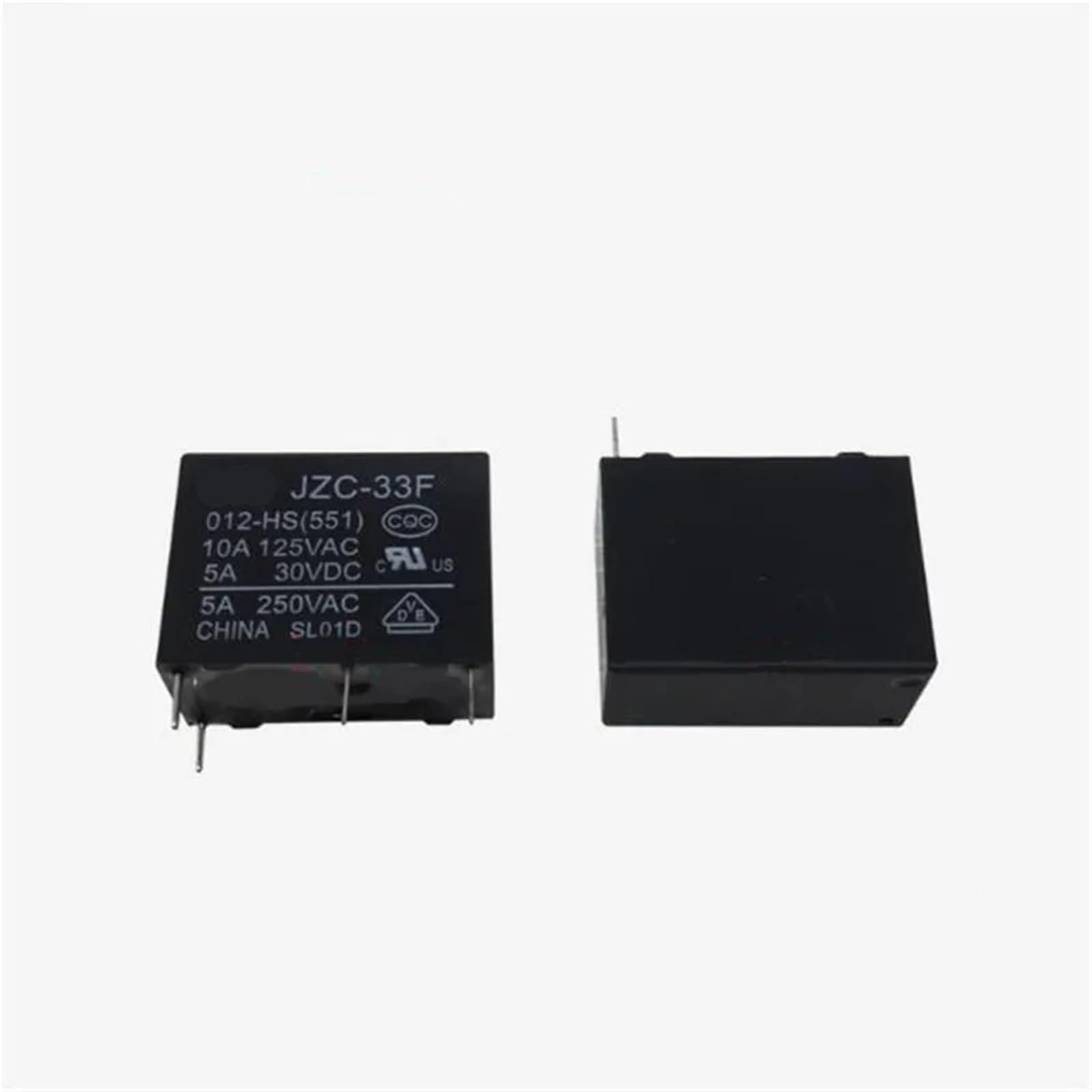 Relais JZC-33F-012-HS composant électronique 12V CC 4 broches - 2