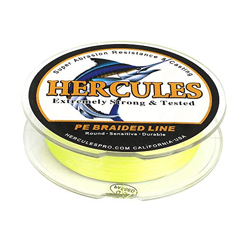 Hercules Super Strong 500M 547 Yards Braided Fishing Line 6 LB Test for Saltwater Freshwater PE Braid Fish Lines 4 Strands - Image 4