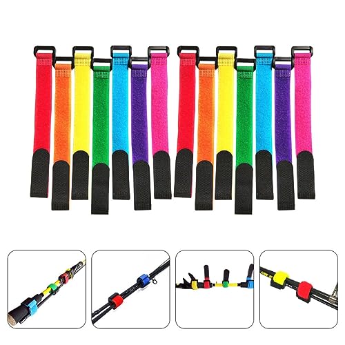Correas para varas de pesca ajustables y reutilizables para transporte seguro 5