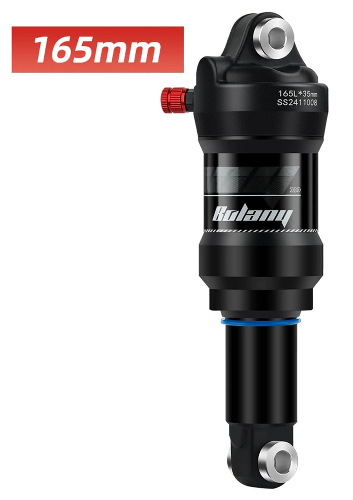 Amortiguador Trasero 165mm 190mm Ajustable Bicicleta de Montaña