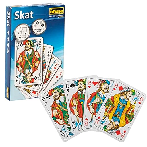 Idena 6250100 - Juego de Skateboard (32 Tarjetas, 5,9 x 9,1 cm, el Juego de Cartas más Popular de los alemanes, para competiciones o Noches de Juego) | Ya disponible en tu tienda friki favorita! En mundofriki.es!
