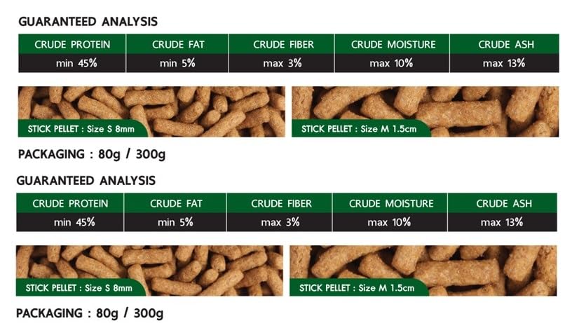 Image of Deep Insect Inside (Cricket) with Calcium Plus++, Vitamin D3 Super Premium Food for Turtle & Reptile High Growth Medium Pellet 300gm (Pack of 3)