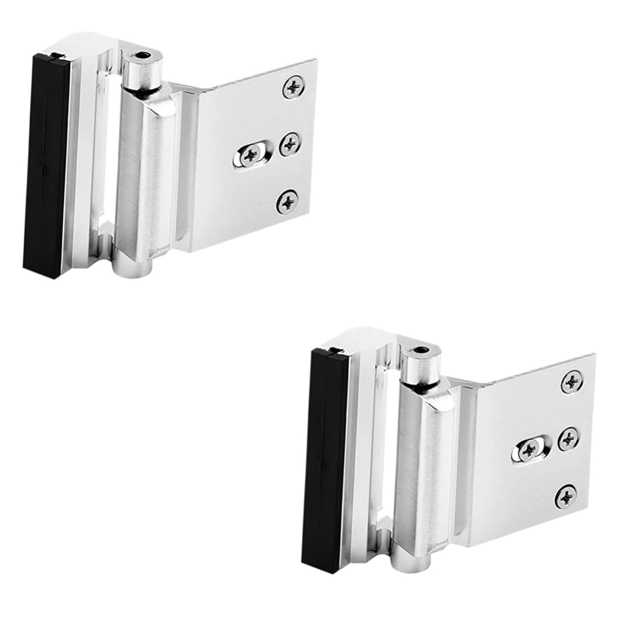 Uonlytech 2pcs Metal Door Reinforcement Lock Security Door Lock Home Security for Front