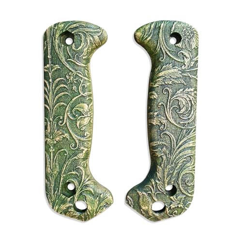 Wild Thickets Green Scales - Compatible with Ka-Bar Becker Full-Size BK2, BK7, BK9, BK22 Knife by Svechnikov Workshop