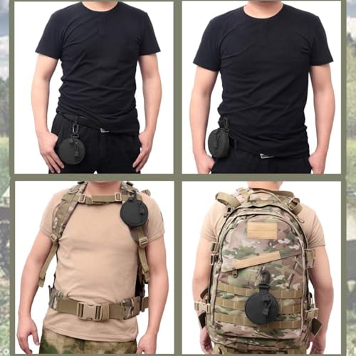 Image of Utility Coin Pouch, 9x9cm Small with Zipper, 1000D Nylon | Secure EDC Pouch for Daily Essentials, Men's & Women's Carry Organizer