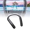 Xiuganpo Neckband Speaker Wireless 3D Stereo Sound with Mic Long Battery Life for Game TV, Hands-Free Calls Neck Bluetooth Speaker #2