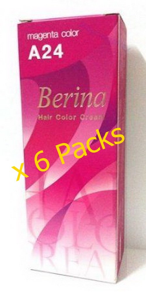 Berina A24 Pink Magenta Hair Dye Color Cream