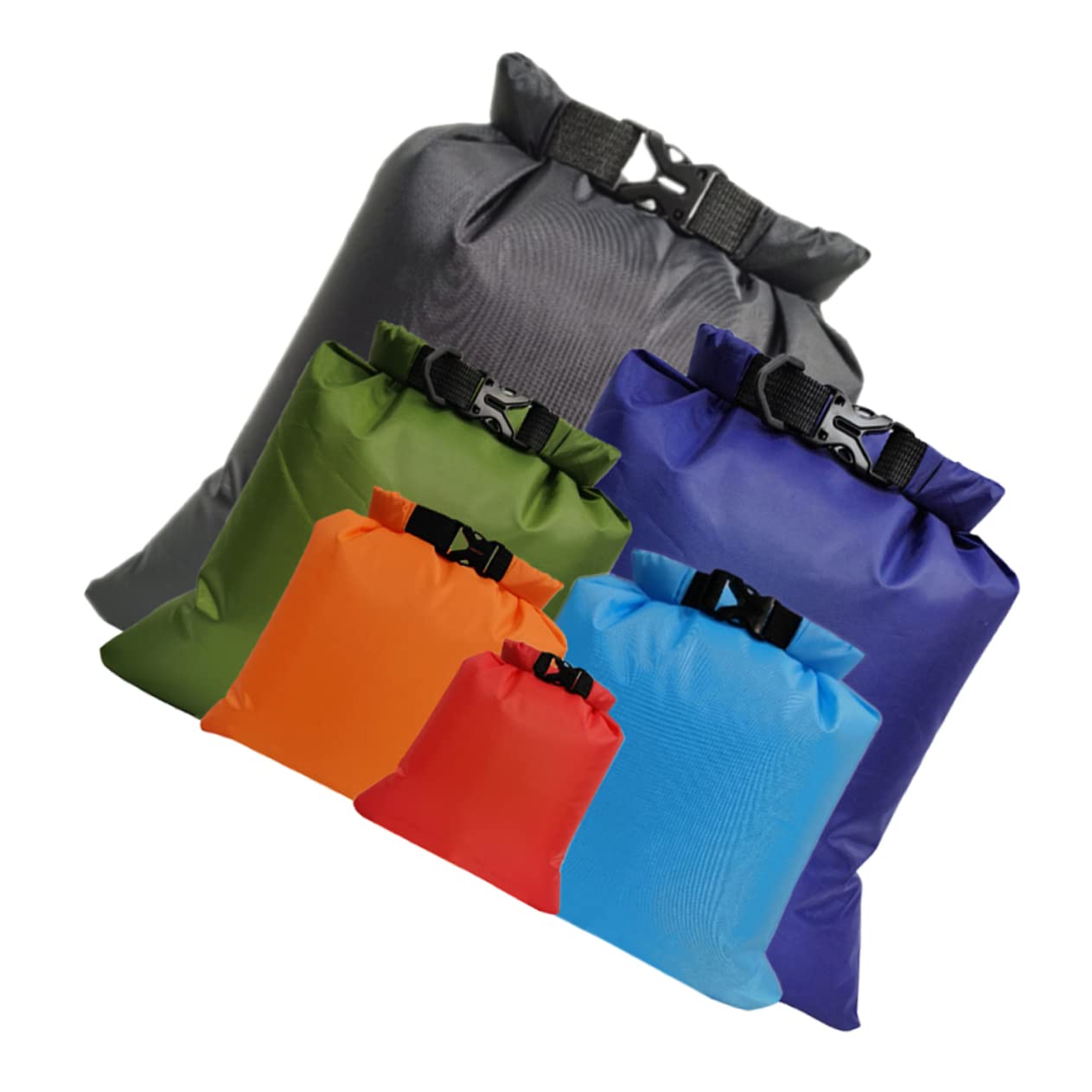 TOYANDONA 6pezzi Sacchetti Impermeabili Set Borse Compressibili Per Abbigliamento Resistenti e Leggeri Per All Per Escursioni Kayak e Attività Outdoor