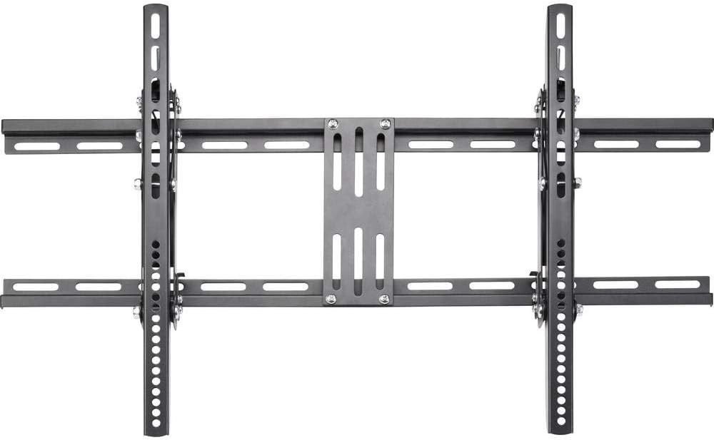 Rear view of TV wall mount showing VESA holes