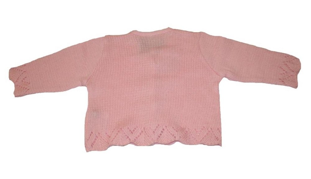 Trend-Promotion Austria Chaqueta de Punto Color Rosa para niña (Tallas 98 – 164 Rosa 3 años