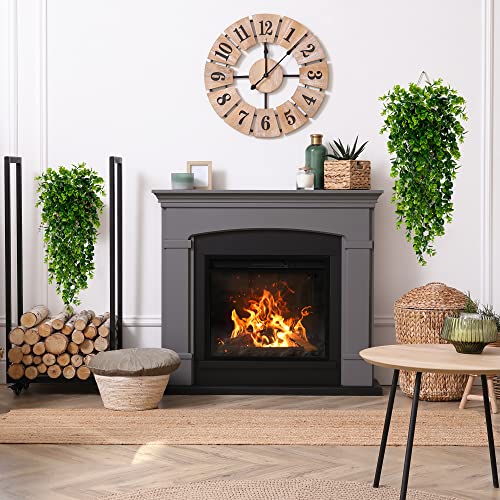 Sggvecsy 4 Pack Artificial Hanging Plants Fake Hanging Plant Faux Hanging Eucalyptus Plants Uv Resistant Plastic Plants For Indoor Outdoor Room Wall Wedding Patio Porch Decor #TOP2