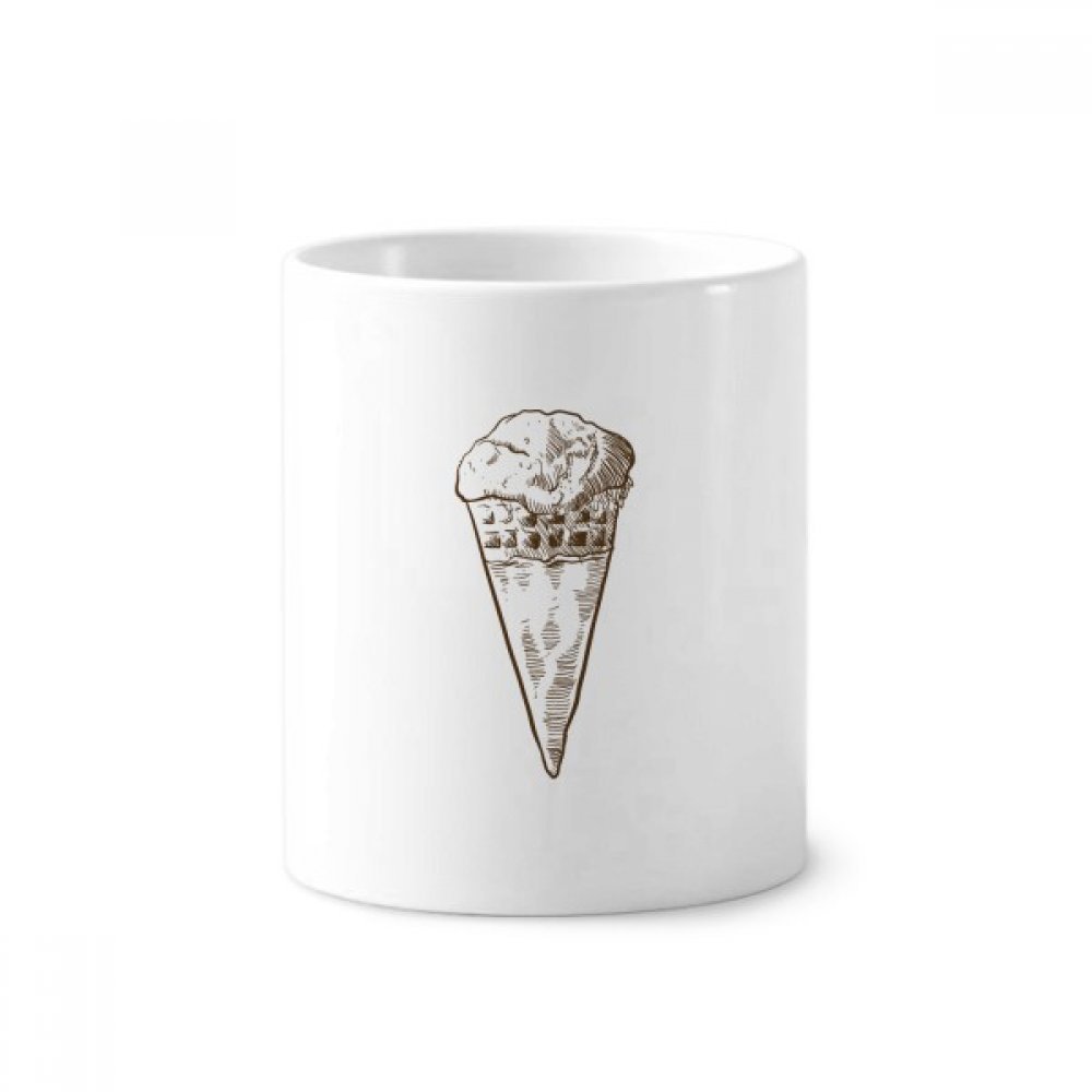 Gobelet céramique crème glacée 350ml idée cadeau originale hauteur 9.6cm