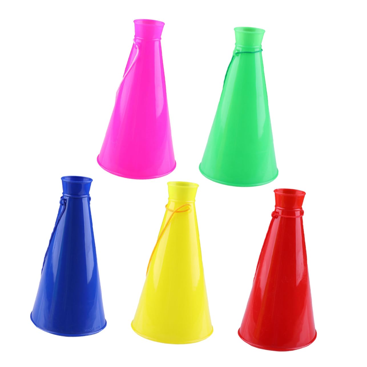 Toddmomy 2 Series Cuerno Animador Juguete Animador De Fiesta Cuerna Megáfonos Animando Megáfono Para Juguetes Ruidosos Soplar Cuernos El Plastico 5 Piezas*2