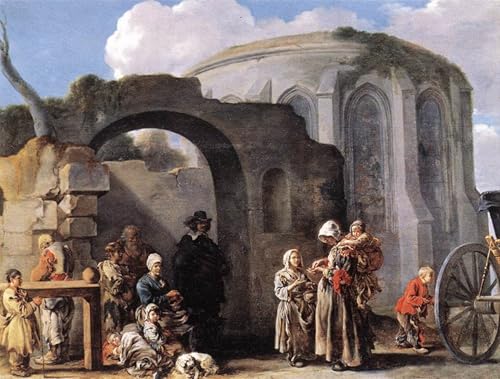 Pintura Sebastien Bourdon para decoracion de paredes de oficinas que buscan un estilo sobrio
