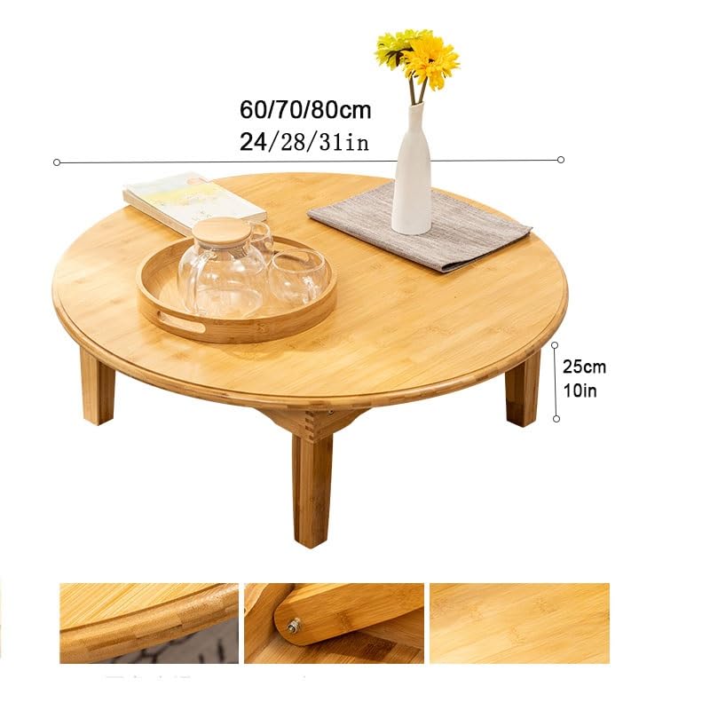Table basse pliante de style japonais pour salon zen