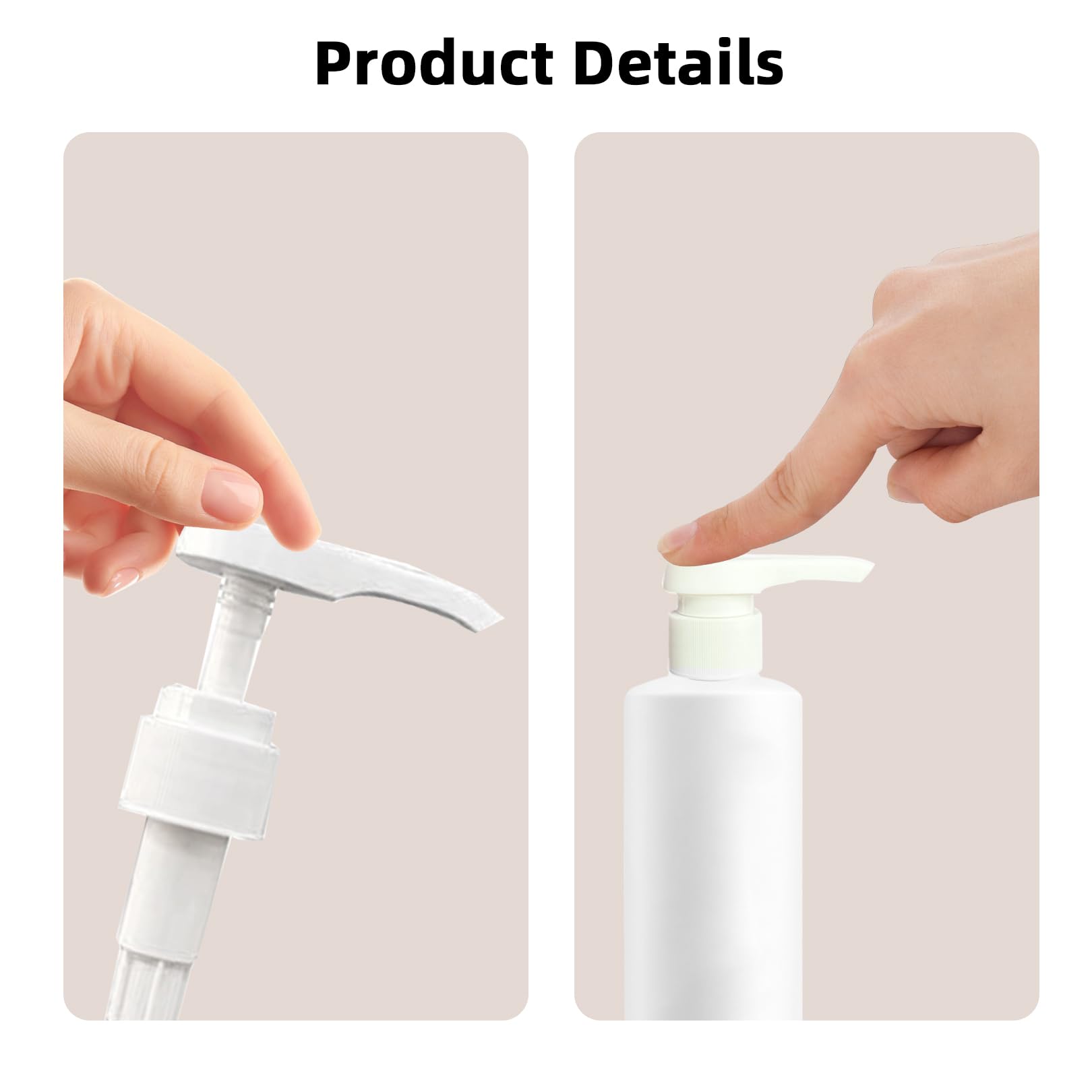 Produktbild von 2er-Set Dosierpumpe 1L – Für Sirupflaschen, 28/410 Gewinde, 4ccm Pro Hub, Wiederverwendbar
