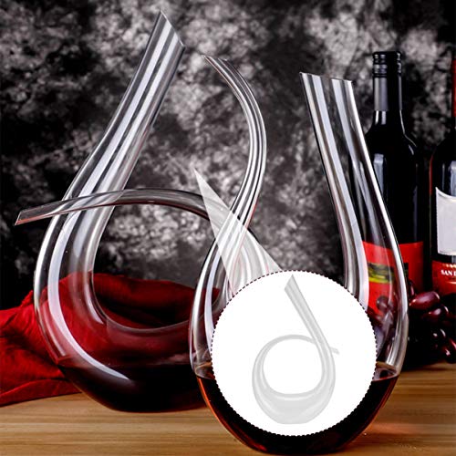 Angoily Garrafa de Decantador de Vinho de 1Pcs Vidro Arejador de Decantador de Vinho Criativo para V