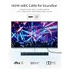 Silkland HDMI ARC Cable for Soundbar 3.3FT, [e ARC, HDCP 2.2, Ethernet] High Speed 18Gbps HDMI Cable, Braided HDMI Cord for Sound bar, UHD TV