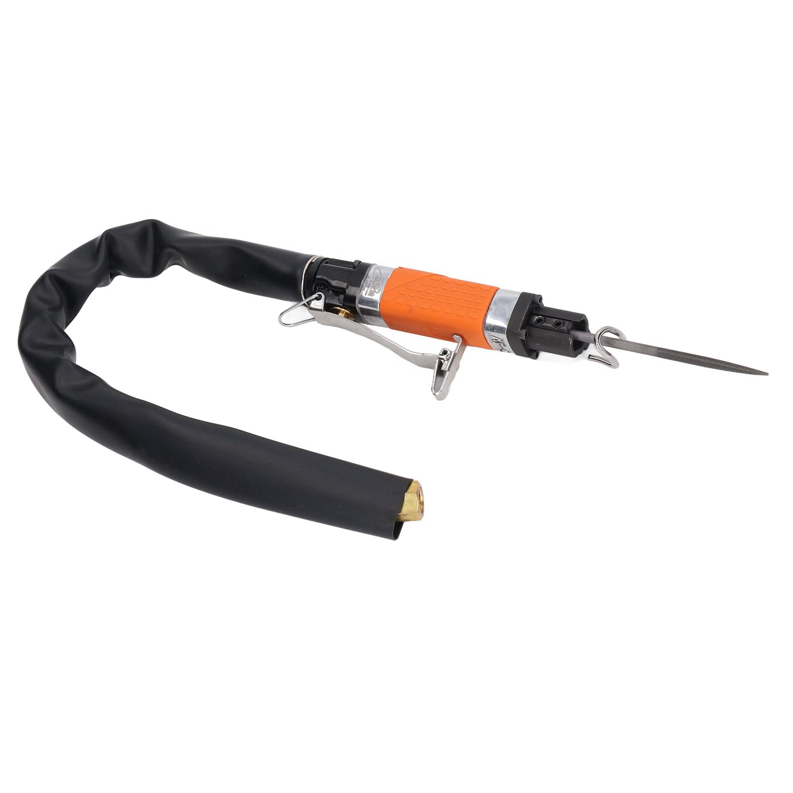 FTVOGUE Lima Recíproca de Aire, Herramienta de Rectificado Neumático de 6300 Spm con 3 Limas para Metalurgia, Reparación de Automóviles y Carpintería