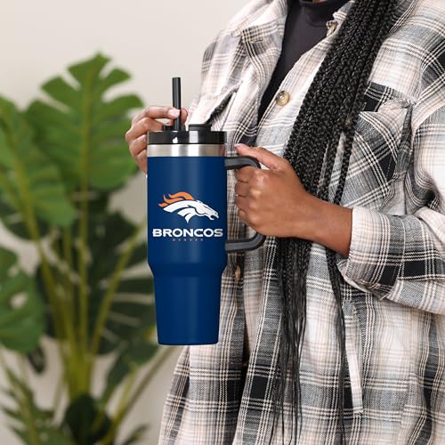 Image of FOCO NFL unisex-adult NFL Team Logo Insulated Travel Mug 40oz XL Tumbler