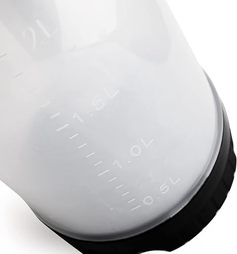 Miniatura 4 de Suwimut Paquete de 2 pulverizadores de mano de 0.5 galones para jardín, pulverizadores de agua a presión, pulverizador manual multiusos para césped,