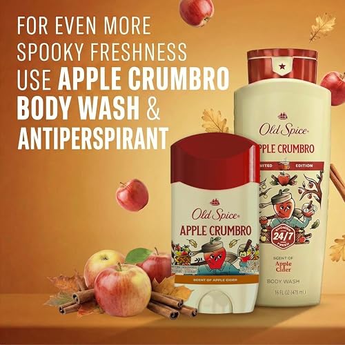 Old Spice Body Wash for Men, Long-Lasting Apple Crumbro Scent, 16 fl oz | Apple Cider Notes | 24/7 Shower Fresh that Washes Away Dirt & Odor | Gentle For All Skin Types | Fallidudes Collection - image 8