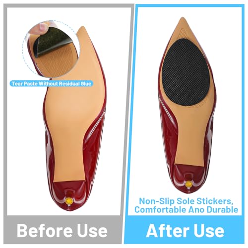 Protectores antideslizantes para suelas de zapatos TIESOME 12 piezas miniatura 5