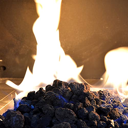 Skyflame 3/8" - 3/4" Natural Stones Lava Rock Granules For Gas Fire Pit | Fireplace | Bbq Grill | Garden Landscaping Decoration | Cultivation Of Potted Plants | Indoor Outdoor Use, 10-Lb Bag #TOP3