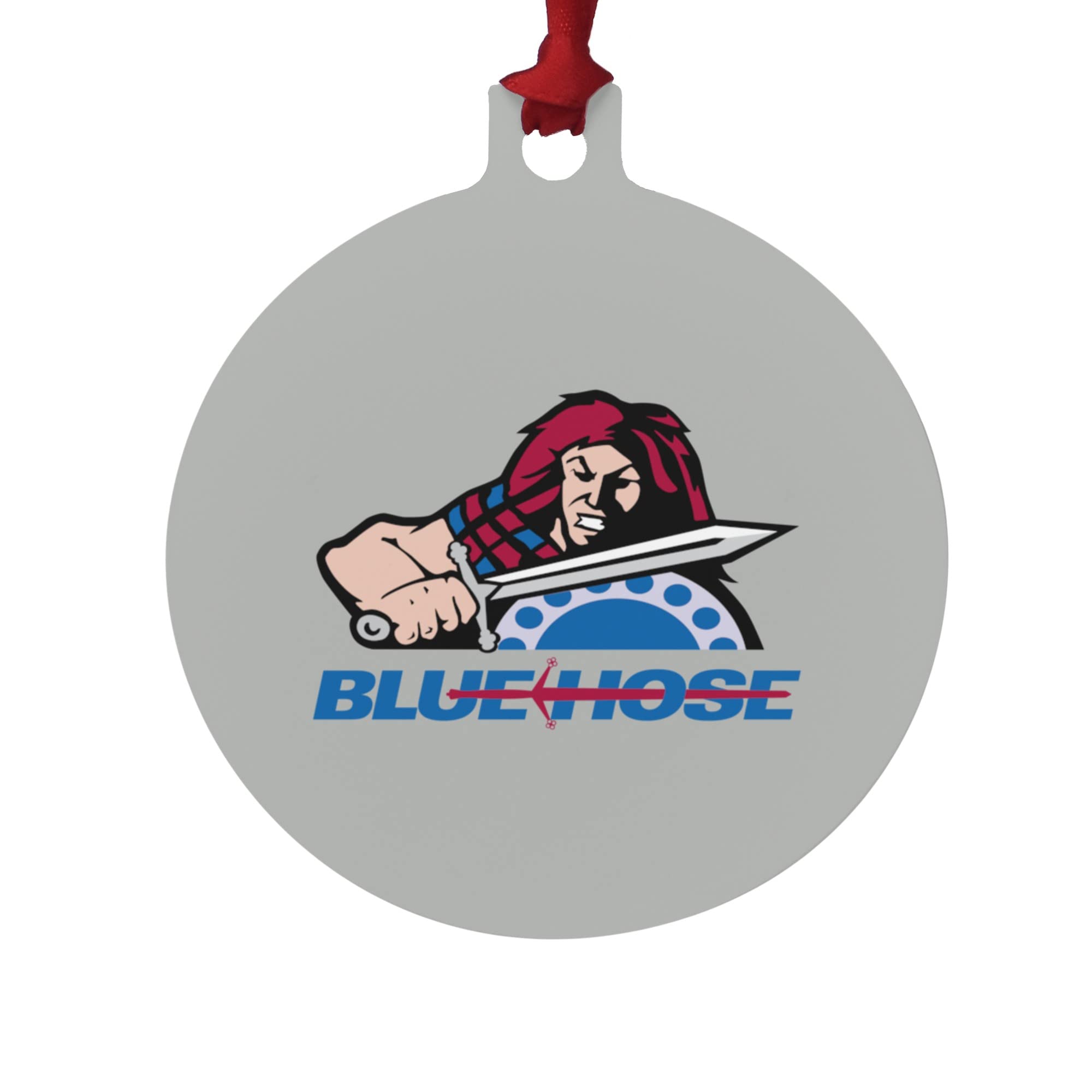GRAPHICS & MORE Presbyterian College Secondary Logo Aluminum Holiday Christmas Tree Ornament - 3.0