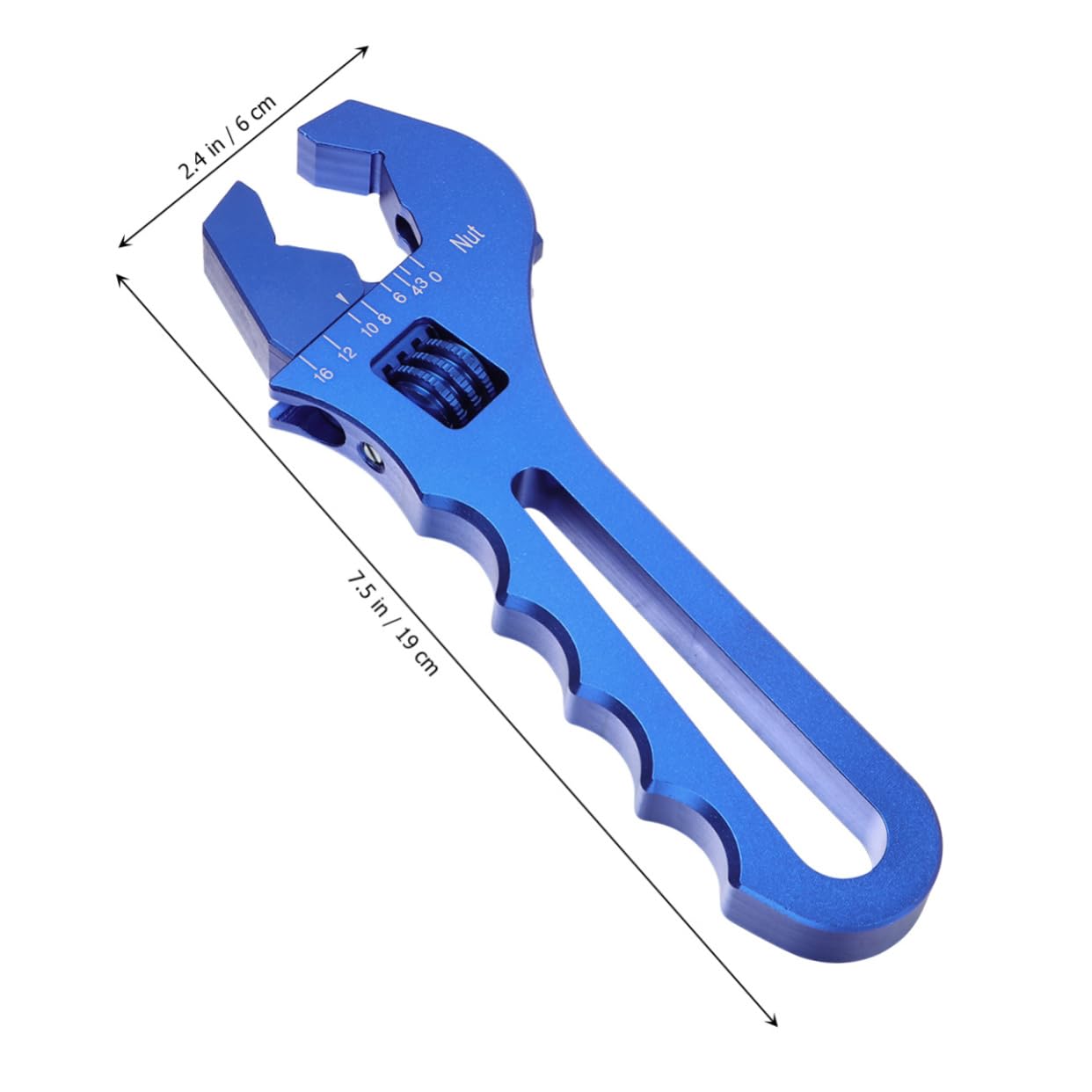 Operitacx Clé v Polyvalente Clé à Molette Et Pour Modification De Voiture Unique Bleue