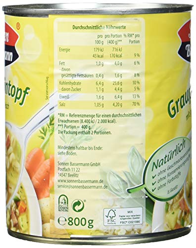 Sonnen Bassermann Graupen-Topf – Bild 3