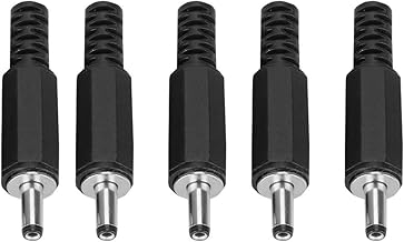 aqxreight 5pcs 1.3mm x 3.5mm Male DC Mains Calaxial Connector Adapter