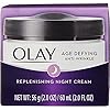 Olay-Age-Defying-Night-Cream-Anti-Wrinkle-Replenish-2-Ounce-Jar-60ml-3-Pack Olay Anti Wrnkle Nght Crm Size 2z Olay Age Defying Anti Wrinkle Night Cream 2z