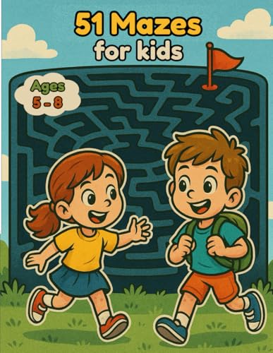 51 Mazes for Kids: Maze book for kids für 9,38 EUR bei amazon.de Bild: 51 Mazes for Kids: Maze book for kids für 9,38 EUR bei amazon.de
