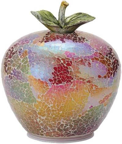 モザイクガラスライト アップルライト レッド (単3電池3本使用:別売) イシグロ/21440