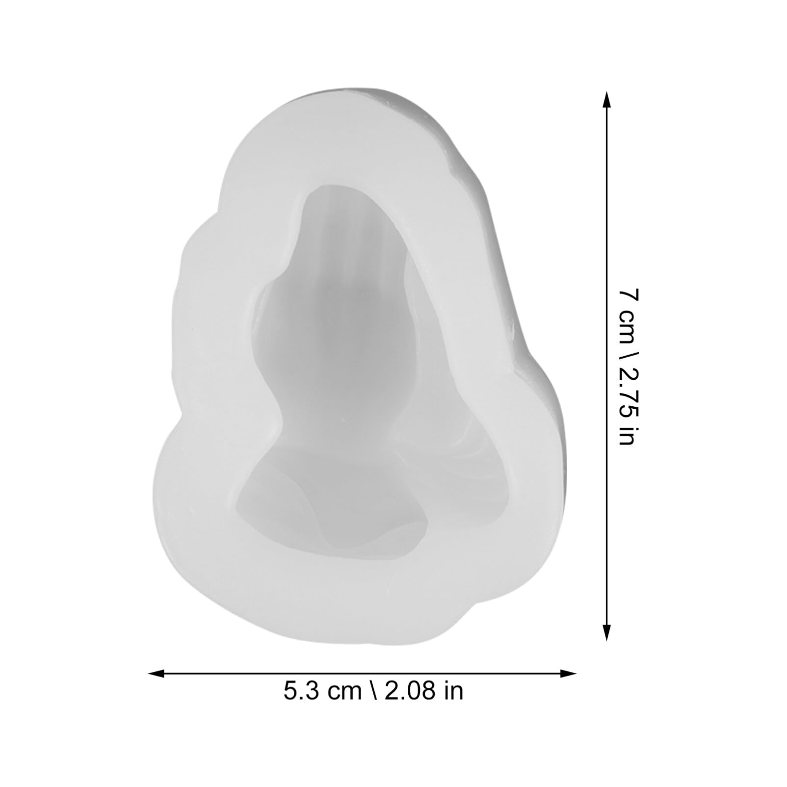 Hemoton 2pcs Buddha Hand Silicone Mold Prayer Hand Epoxy Resin Casting Mold Molds for DIY Fondant Epoxy Resin Candle Cake Decorating Translucent