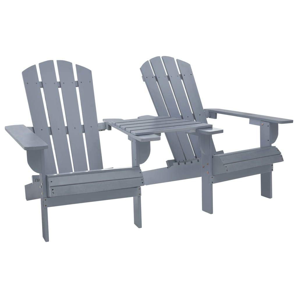 Chaise de jardin Adirondack en bois pour aménager un coin détente sur la terrasse