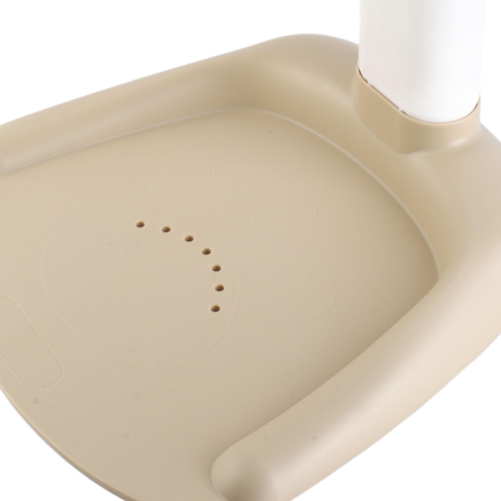 Torre de Baño Baby Hug, Ajustable de PP Engrosada para Soporte de Baño para Niños Pequeños en Color Caqui