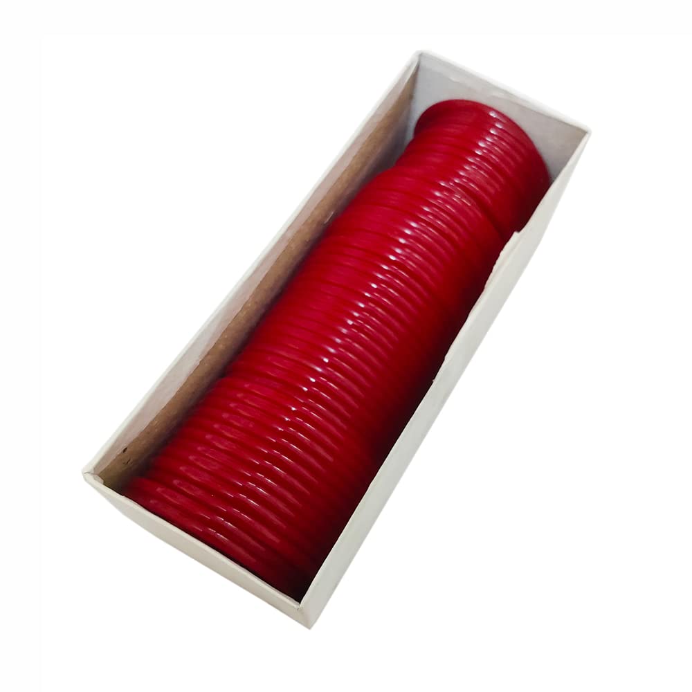 Avanti Creations Plastic Bangle For Women Red |Plastic Bangles For Silk Thread Bangle Making 48 Pcs (2-8) (B0B5RK1PPF) Amazon Price History, Amazon Price Tracker
