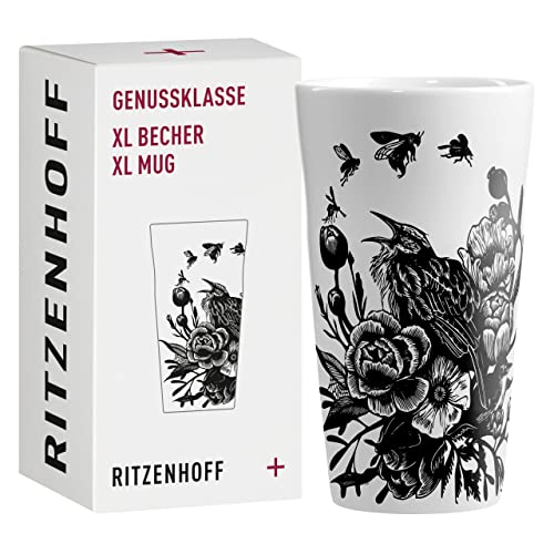 RITZENHOFF 3741001 Kaffee-Tasse XL 500 ml - Serie Genussklasse Nr. 1 -...