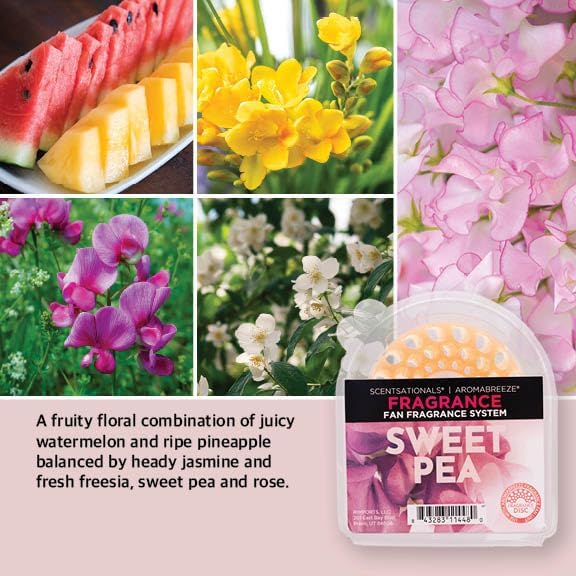 Miniatura 2 de Scentsationals Disco de fragancia perfumada  Ambientador circular Aromabreeze  Disco de vela eléctrico sin mechas de halo de cera  Decoración de