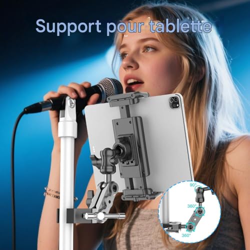 Support de tablette réglable pour smartphone vélo exercice et poussette maison - 7
