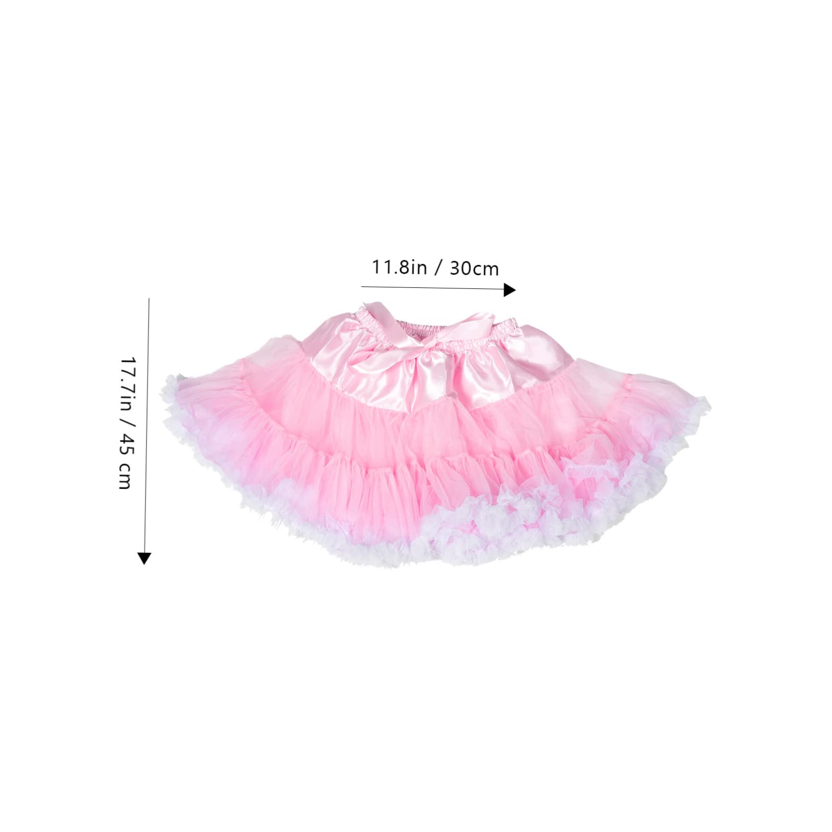 2 Pz gonna di tulle per bambini gonne a ruota gonna a campana skort da principessa rosa per ragazze tutù rosa gonne di tulle costume da bambino adulto le nuvole poliestere