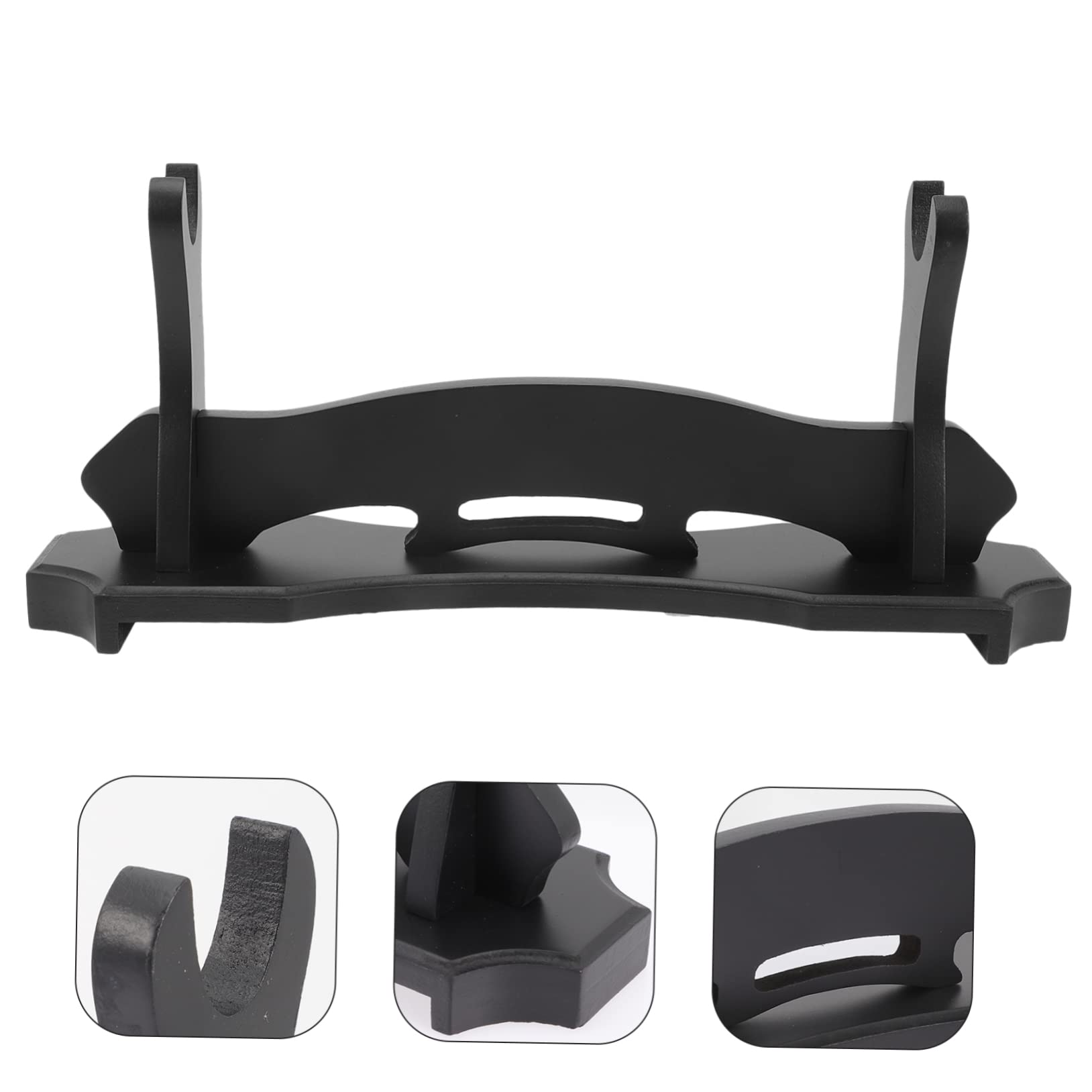 Hemoton Sword Display Stand Durable Multi Holder for and Flutes Smooth Surface Design for Home Decoration and Craft Displays